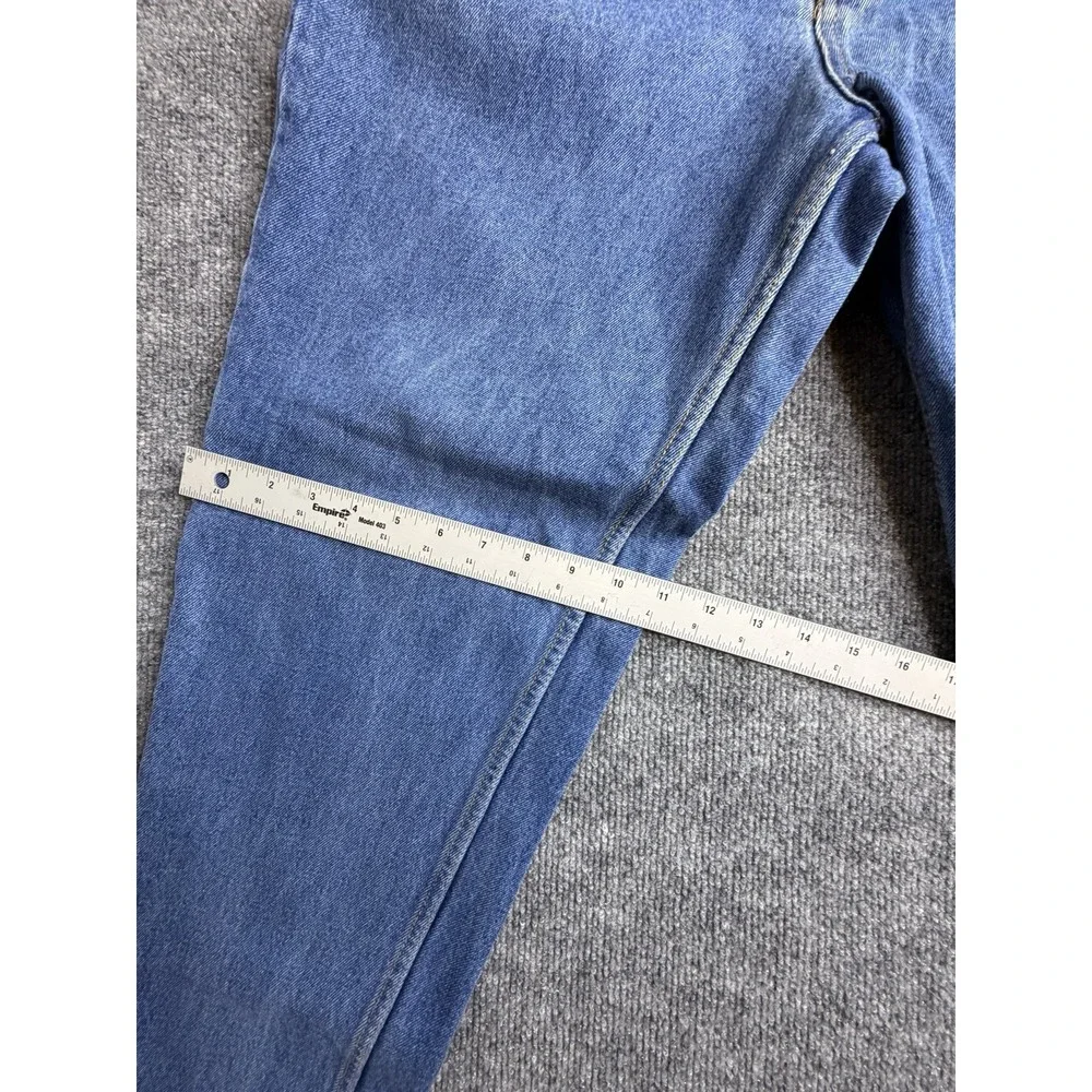 Woman's Size 16‎ Open Trails Tapered Leg Jeans Blue Cotton High Rise Pants Denim